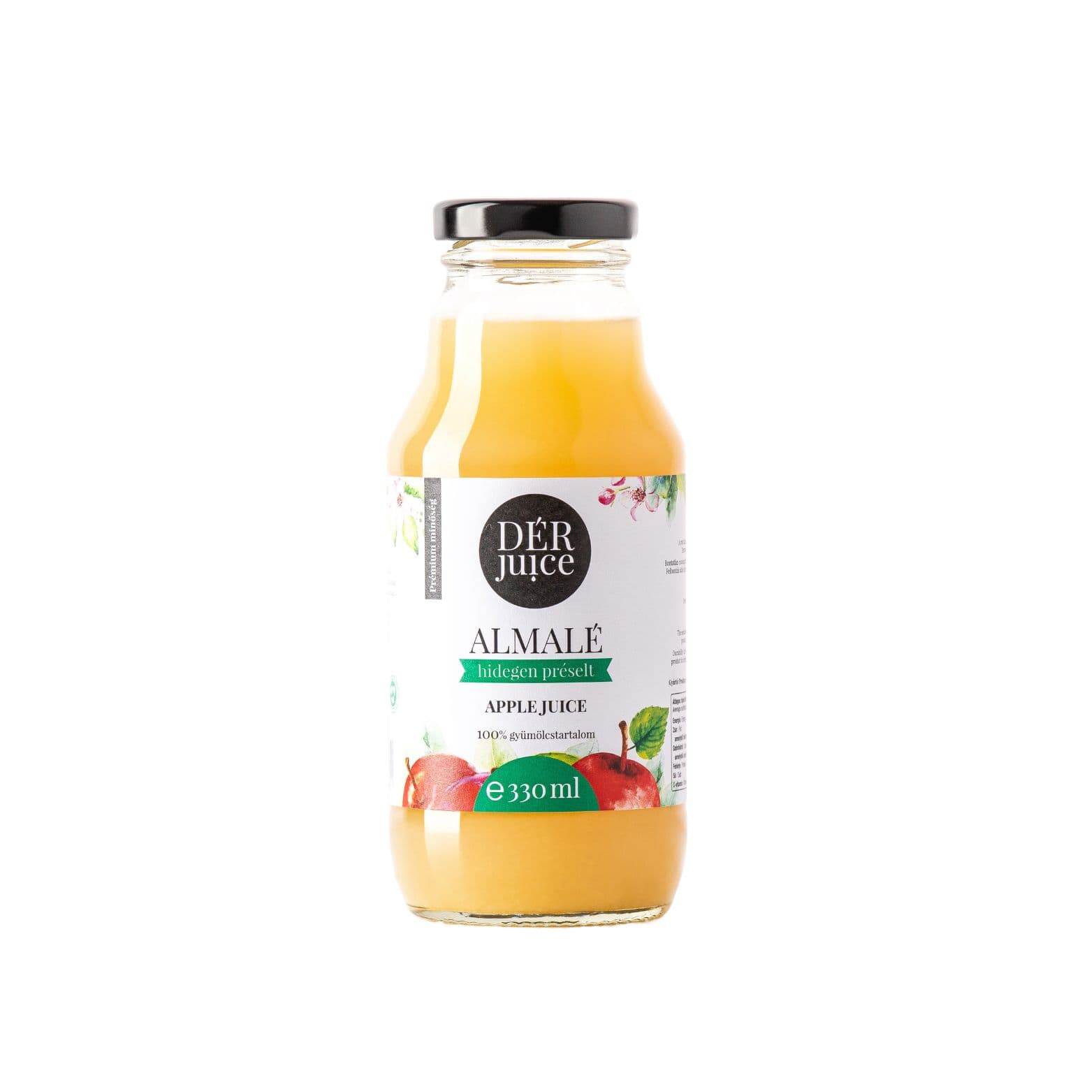 DÉR Juice 100% almalé - 330ml kiszerelés