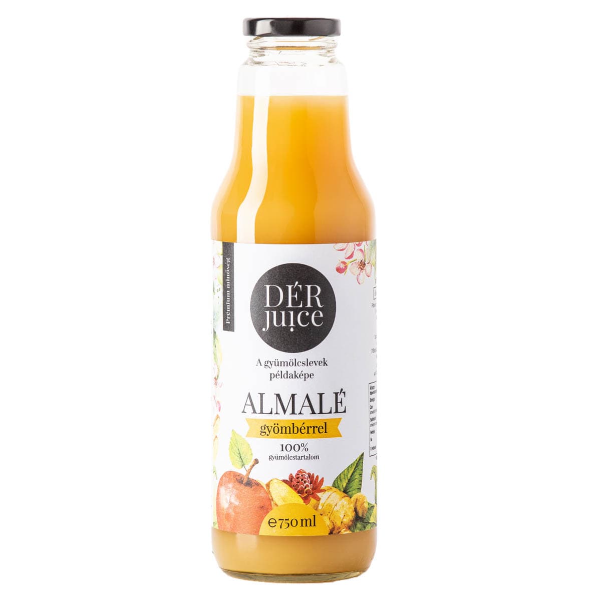 DÉR Juice almalé gyömbérrel - 750 ml-es kiszerelés