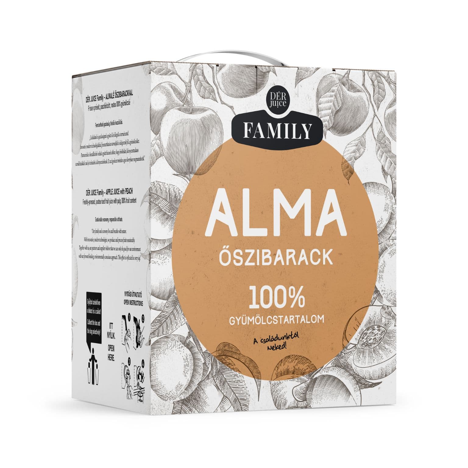Dér Juice Family alma őszibarack