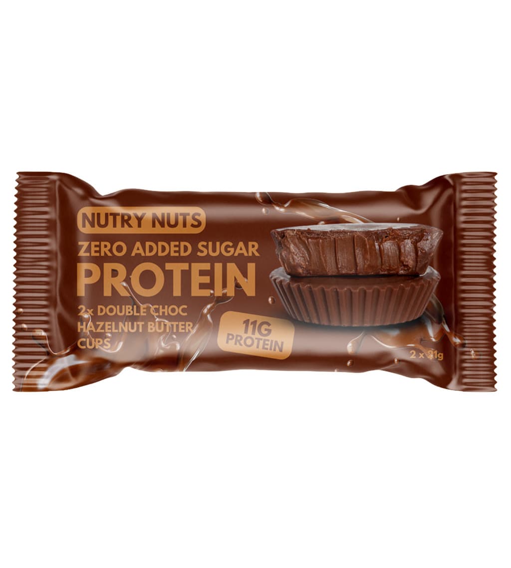 NUTRY NUTS Protein Hazelnut Butter Cups - Double Choc 42g