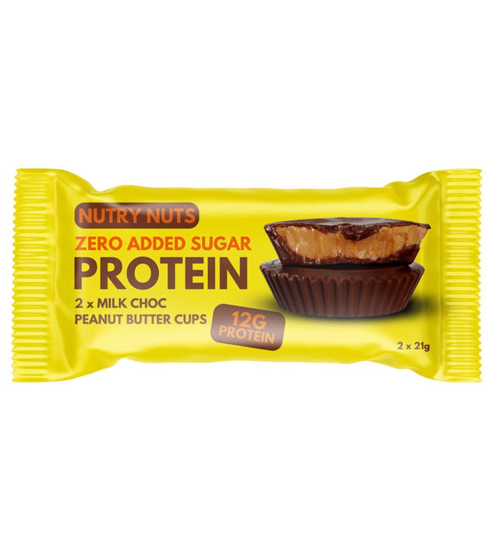 NUTRY NUTS Protein Peanut Butter Cups - Milk Choc 42g